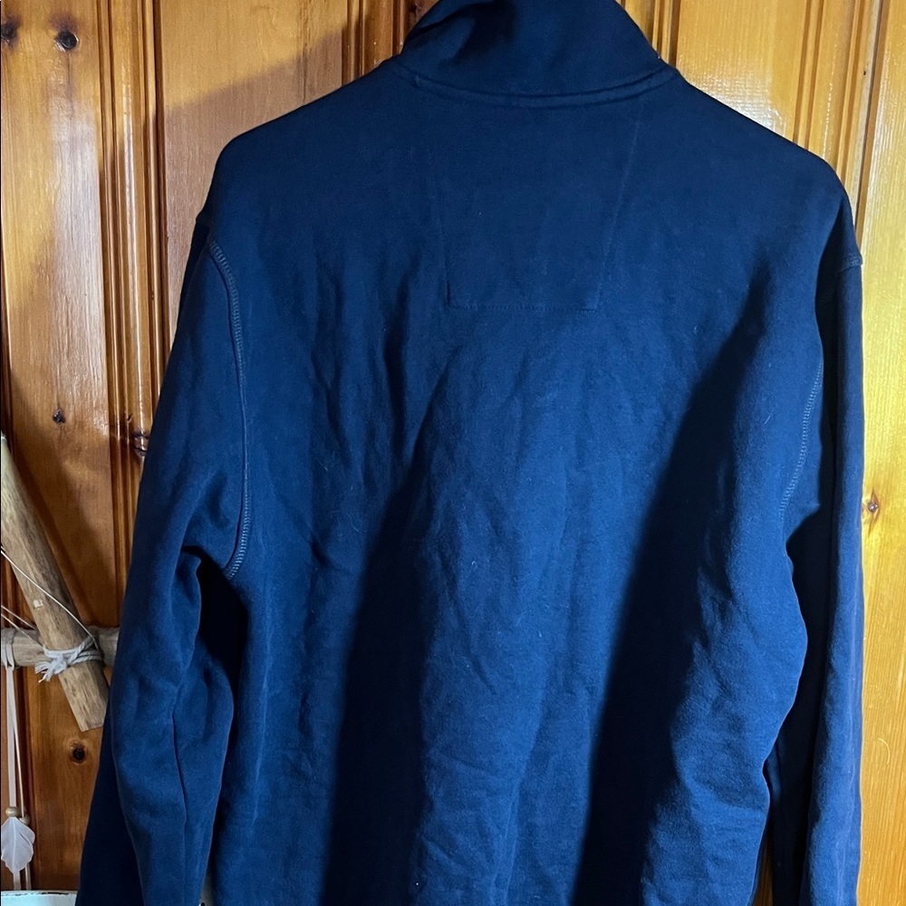 Arrow Men's Navy Zip-Up Sweater - Picture 4 of 4